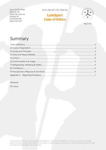 LudoSport Code of Ethics 20250930 EN00